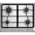 Plita incorporabila Lofra Artes HDS640, 60 cm, plita gaz, 4 arzatoare,sistem siguranta Stop-Gaz,inox