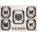 Aragaz Tecnogas P1X66M4VC, 60 cm, gaz, 4 arzatoare, grill, otel inoxidabil