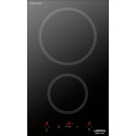 Plita incorporabila Lofra Luna, HIN302, 30 cm, plita inductie, 2 zone gatit, booster, sticla neagra