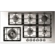 Plita incorporabila Fulgor Milano, QH 1124 G WK X, 112 cm, plita gaz, 4 arzatoare, sistem Stop-Gaz, butoane otel, sticla inox Plita incorporabila Fulgor Milano, QH 1124 G WK X, 112 cm, plita gaz, 4 arzatoare, sistem Stop-Gaz, butoane otel, sticla inox