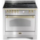 Aragaz Lofra RBI66MFT/CI, 60x60 cm, gaz, 4 arzatoare, grill, aprindere electronica, timer, crem