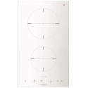 Plita incorporabila Fulgor Milano, CH 302 ID TC WH, 30 cm, plita inductie, 2 zone gatit, timmer, sticla alba