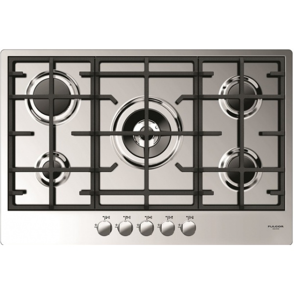 Aragaz Tecnogas P1X66M4VC, 60 cm, gaz, 4 arzatoare, grill, otel inoxidabil