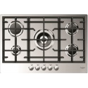 Aragaz Tecnogas P1X66M4VC, 60 cm, gaz, 4 arzatoare, grill, otel inoxidabil