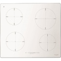 Plita incorporabila Fulgor Milano, CH 604 ID TS WH, 60 cm, plita inductie, 4 zone gatit, timmer, sticla alba