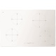 Plita incorporabila Fulgor Milano, CH 804 ID TS WH, 80 cm, plita inductie, 4 zone gatit, timmer, sticla alba