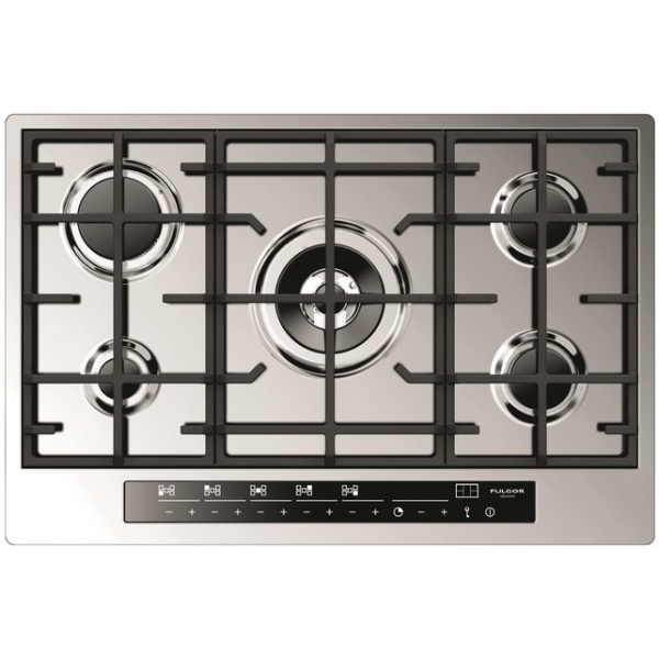 Aragaz Tecnogas P1X66M4VC, 60 cm, gaz, 4 arzatoare, grill, otel inoxidabil
