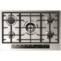 Plita incorporabila Fulgor Milano, CPH 765 GWK TC X, 76 cm, plita gaz, 5 arzatoare,sistem Stop-Gaz, touch control, inox