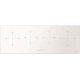 Plita incorporabila Fulgor Milano, CH 1004 ID TS WH, 100 cm, plita inductie, 4 zone gatit, timmer, sticla alba