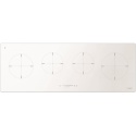 Plita incorporabila Fulgor Milano, CH 1004 ID TS WH, 100 cm, plita inductie, 4 zone gatit, timmer, sticla alba