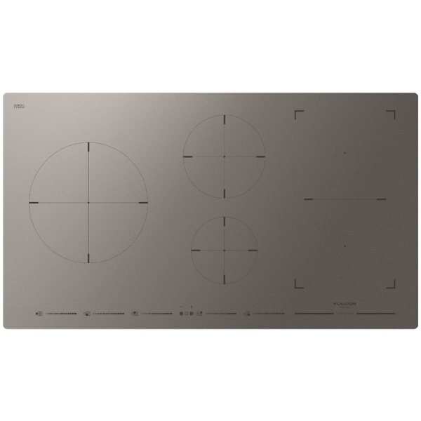 Plita incorporabila Fulgor Milano, FSH 905 ID TS MAT, 90 cm, plita inductie, 5 zone gatit, booster, sticla gri mata