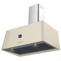 Hota decorativa Lofra Rainbow 90 , 90 cm, 1 motor, 4 viteze, 600 m3/h, Crem