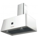 Hota decorativa Lofra Rainbow 90 , 90 cm, 1 motor, 4 viteze, 600 m3/h, Alb