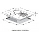 Plita incorporabila Lofra Luna, HIM612, 60 cm, plita inductie+gaz, 3 zone gatit, booster, sticla neagra