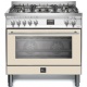 Aragaz Lofra RBI66MFT/CI, 60x60 cm, gaz, 4 arzatoare, grill, aprindere electronica, timer, crem