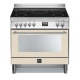 Aragaz Lofra RBI66MFT/CI, 60x60 cm, gaz, 4 arzatoare, grill, aprindere electronica, timer, crem