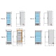 Vitrina bauturi Tecfrigo TFG 130, cu caseta luminoasa,capacitate 372 L, temperatura +1/+10º C, alb