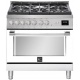 Aragaz Lofra RBI66MFT/CI, 60x60 cm, gaz, 4 arzatoare, grill, aprindere electronica, timer, crem