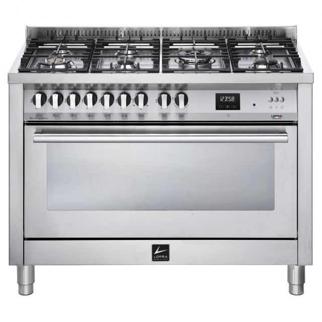 Aragaz Lofra RBI66MFT/CI, 60x60 cm, gaz, 4 arzatoare, grill, aprindere electronica, timer, crem