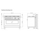 Aragaz Lofra RBI66MFT/CI, 60x60 cm, gaz, 4 arzatoare, grill, aprindere electronica, timer, crem