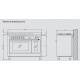 Aragaz Lofra RBI66MFT/CI, 60x60 cm, gaz, 4 arzatoare, grill, aprindere electronica, timer, crem