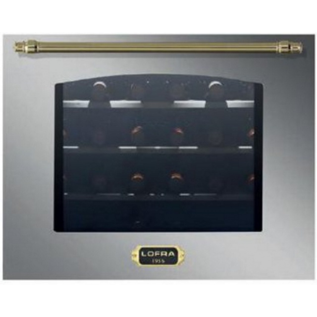 Vitrina de vinuri LOFRA Dolcevita ZBRS24T, 24 sticle, 1 zone temperatura +3 +18 °C, finisaj inox