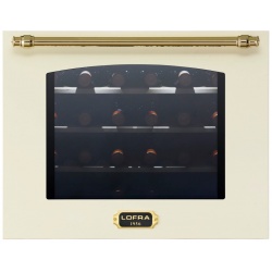 Vitrina de vinuri LOFRA Dolcevita ZBRBI24T, 24 sticle, 1 zone temperatura +3 +18 °C, finisaj bej