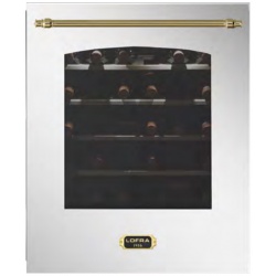 Vitrina de vinuri LOFRA Dolcevita ZBRS36T, 36 sticle, 1 zone temperatura +3 +18 °C, finisaj inox