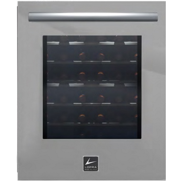 Vitrina de vinuri LOFRA PROFESSIONAL ZB0036T, 36 sticle, 1 zone temperatura +3 +18 °C, finisaj inox
