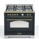 Aragaz Lofra RBI66MFT/CI, 60x60 cm, gaz, 4 arzatoare, grill, aprindere electronica, timer, crem