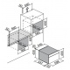 Cuptor incorporabil multifunctional inclusiv microunde BARAZZA 1FEVEMCN, 45 x 60cm, 40l, touch screen, finisaj negru