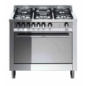 Aragaz Lofra Maxima MG96MF/C, 90x60 cm, gaz, 5 arzatoare, grill electric, timer, aprindere electronica, inox