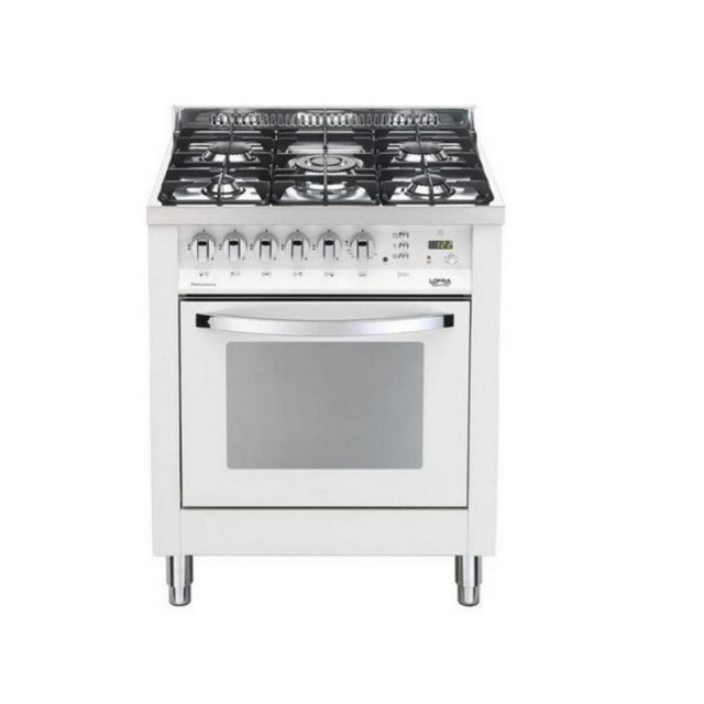 Aragaz Lofra Rainbow PR76GVT/CI, gaz, 70x60cm, 5 arzatoare, grill electric, timer, aprindere electronica, rosu