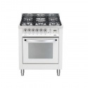 Aragaz Lofra Rainbow PBP76GVT-C, gaz, 70x60cm, 5 arzatoare, grill electric, timer, aprindere electronica, alb