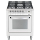 Aragaz Lofra Rainbow PR76MFT/C, gaz, 70x60cm, 5 arzatoare, grill electric, timer, aprindere electronica, rosu