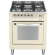 Aragaz Lofra Rainbow PR76MFT/C, gaz, 70x60cm, 5 arzatoare, grill electric, timer, aprindere electronica, rosu