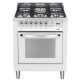 Aragaz Lofra Rainbow PR76GVT/CI, gaz, 70x60cm, 5 arzatoare, grill electric, timer, aprindere electronica, rosu